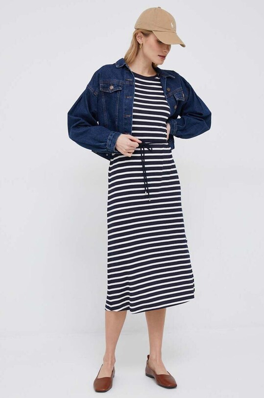 Φόρεμα Tommy Hilfiger WW0WW37837.PPYX σκούρο μπλε SS23