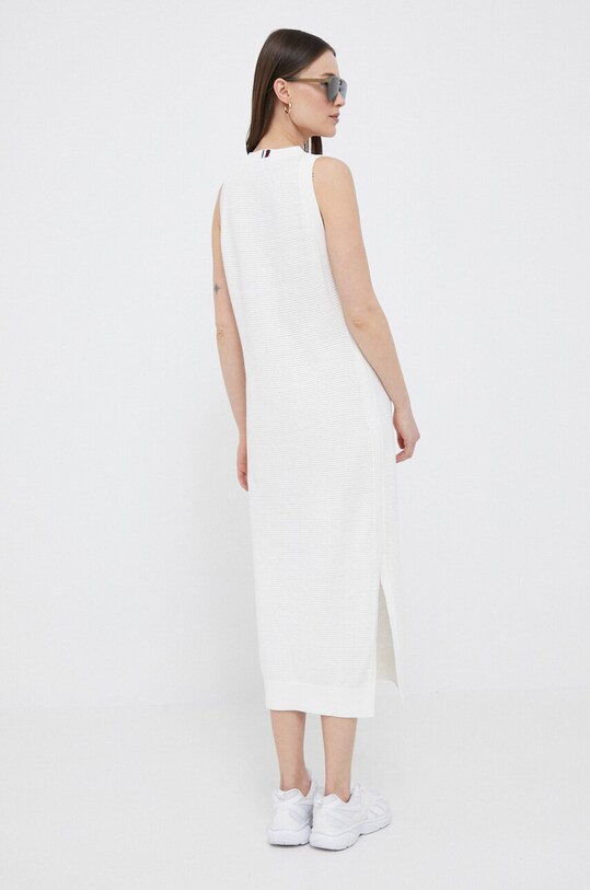Îmbrăcăminte Tommy Hilfiger rochie din amestec de in WW0WW38553.PPYX bej