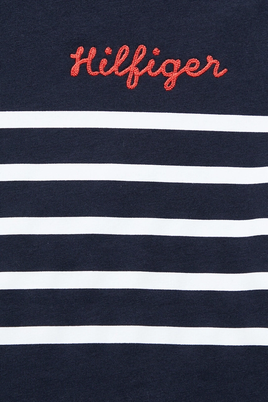 Tommy Hilfiger vestito in cotone WW0WW37850.PPYX blu navy