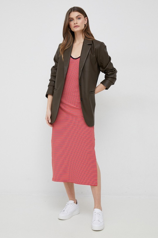 Šaty Tommy Hilfiger WW0WW37834.PPYX červená SS23