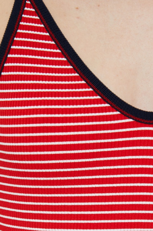 Šaty Tommy Hilfiger WW0WW37834.PPYX červená