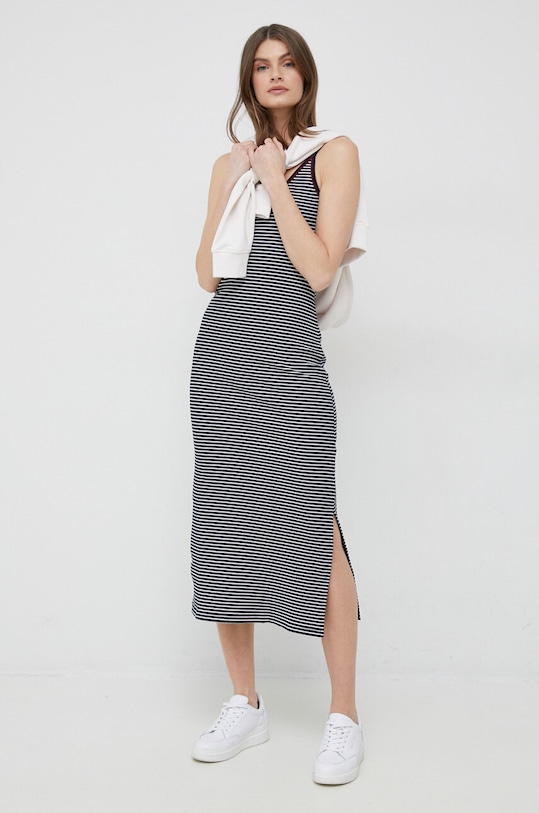 Tommy Hilfiger sukienka wzorzyste granatowy WW0WW37834.PPYX