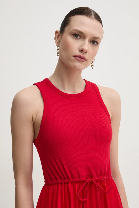 Šaty Tommy Hilfiger WW0WW39342.PPYX červená SS25