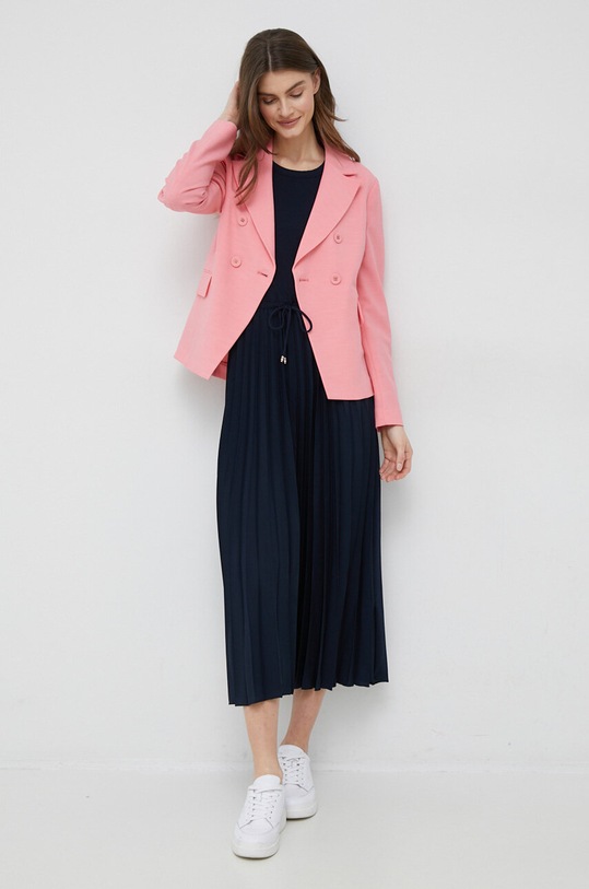 Tommy Hilfiger sukienka WW0WW39342.PPYX granatowy SS25