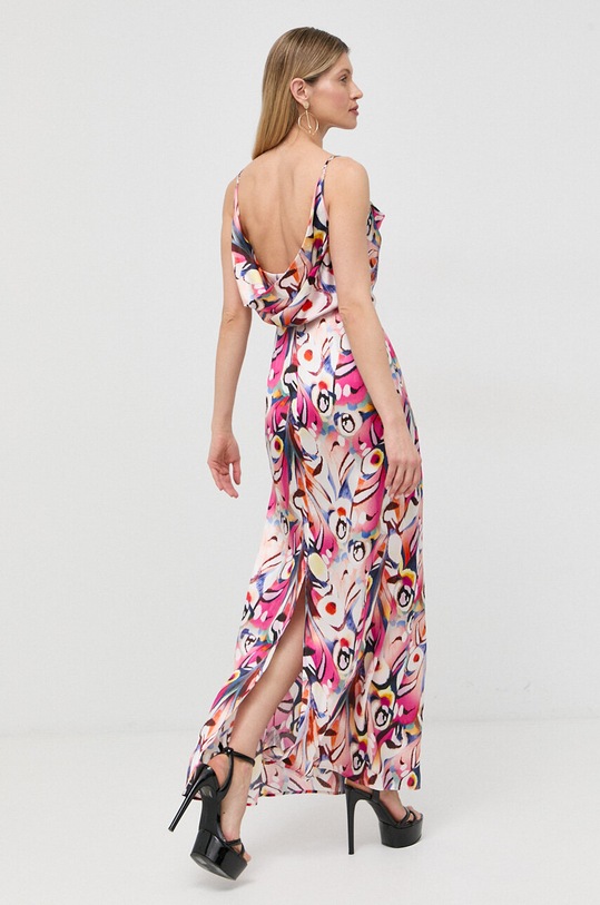 Marciano Guess sukienka jedwabna tkanina różowy 3GGK31.9700Z