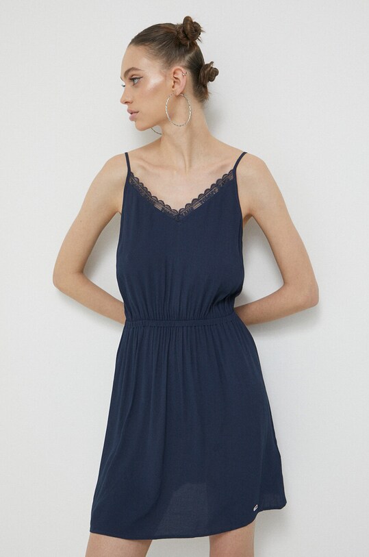 Tommy Jeans rochie mini bleumarin DW0DW15174.PPYX