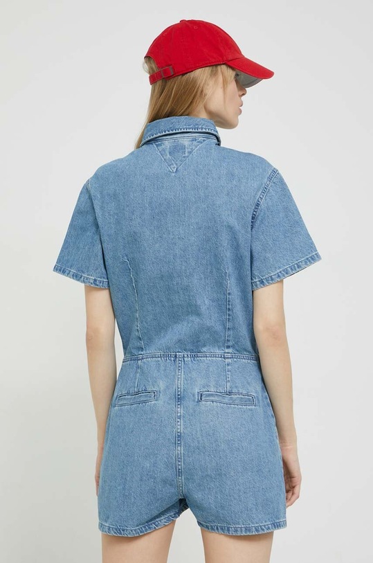 Odzież Tommy Jeans kombinezon jeansowy DW0DW15187.PPYX niebieski