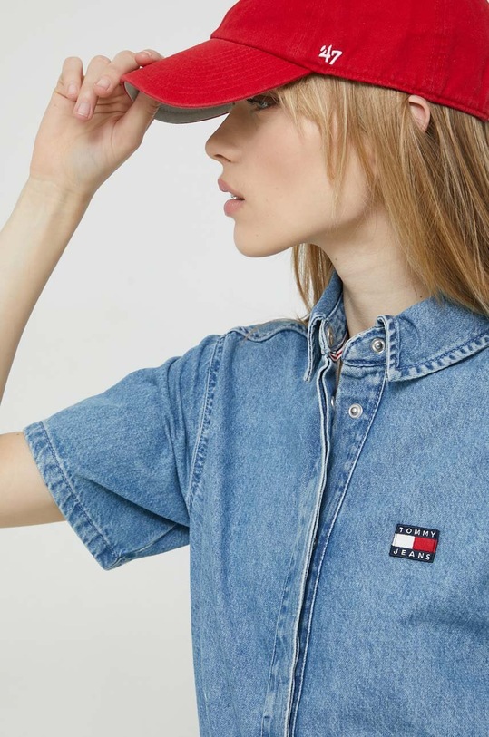 Tommy Jeans kombinezon jeansowy niebieski DW0DW15187.PPYX