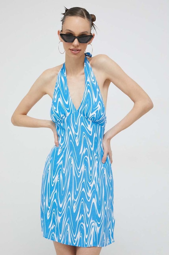 Tommy Jeans sukienka casual niebieski DW0DW15181.PPYX