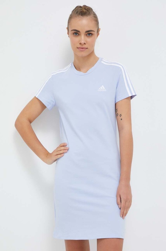 adidas sukienka casual niebieski IC9885