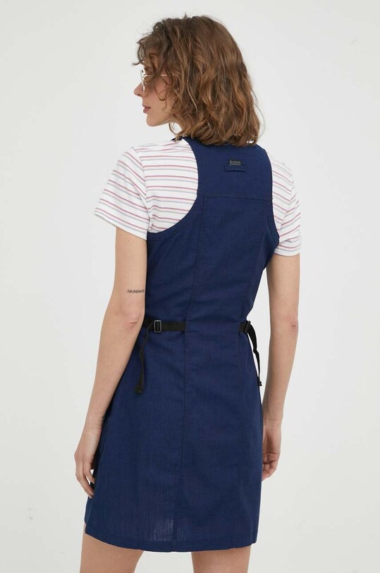 Îmbrăcăminte G-Star rochie din bumbac D23316.D309 bleumarin