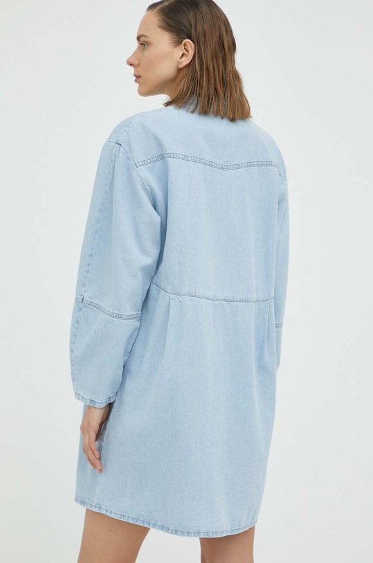 Odzież Wrangler sukienka jeansowa W9R6LL39F niebieski