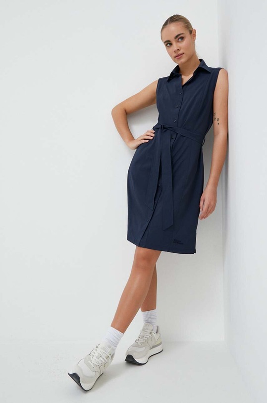 Jack Wolfskin sukienka SONORA casual granatowy 1503994