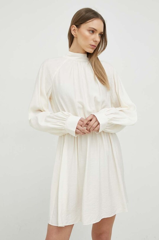 Samsoe Samsoe sukienka casual beżowy F23100199