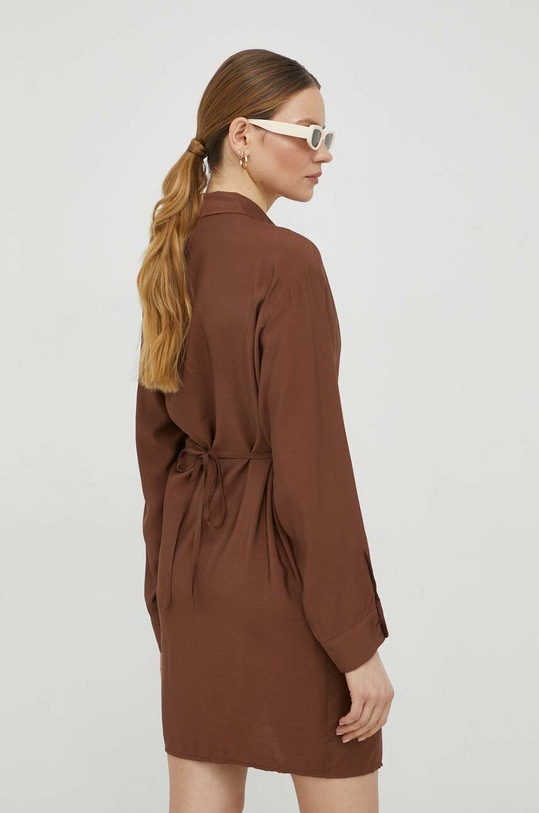 Odzież Samsoe Samsoe sukienka F23100142 brązowy