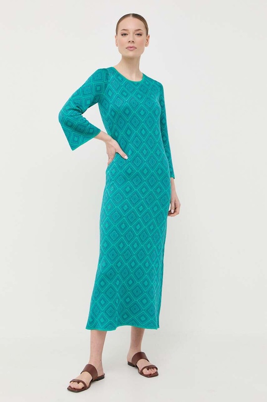 Luisa Spagnoli sukienka Copenaghen 57936 turkusowy SS23