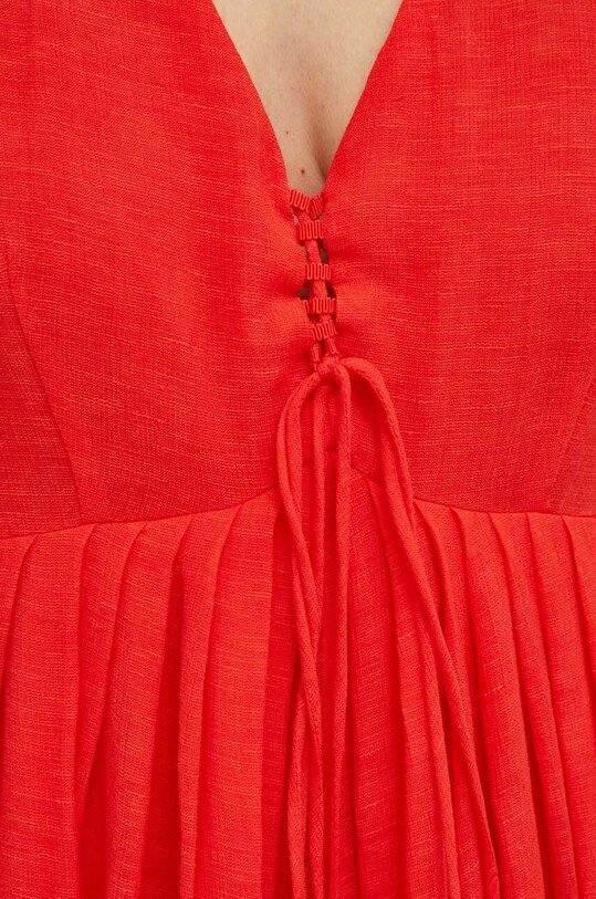 Weekend Max Mara sukienka z domieszką lnu 2352210131600