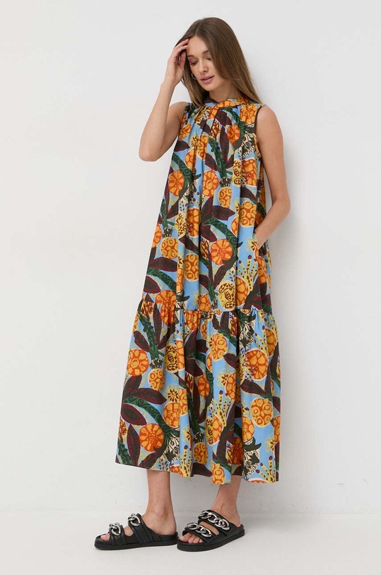 Бавовняна сукня Weekend Max Mara 2352211531600 барвистий SS23