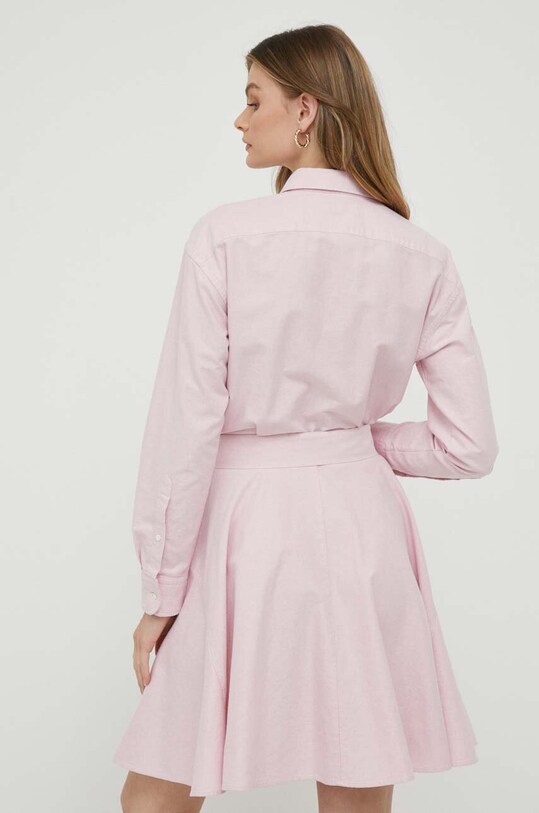 Odzież Polo Ralph Lauren sukienka bawełniana 211915565 różowy