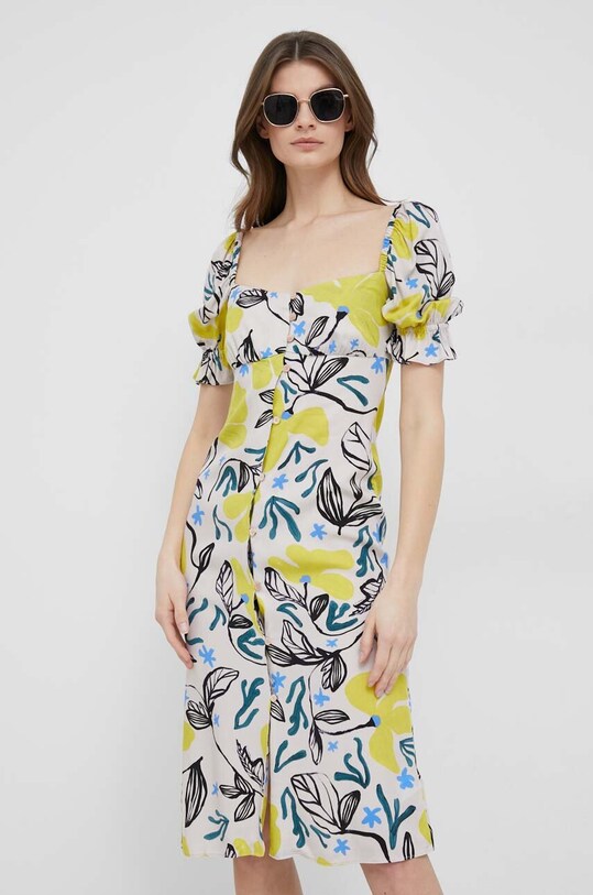 PS Paul Smith rochie W2R.540D.K31021 alb SS23