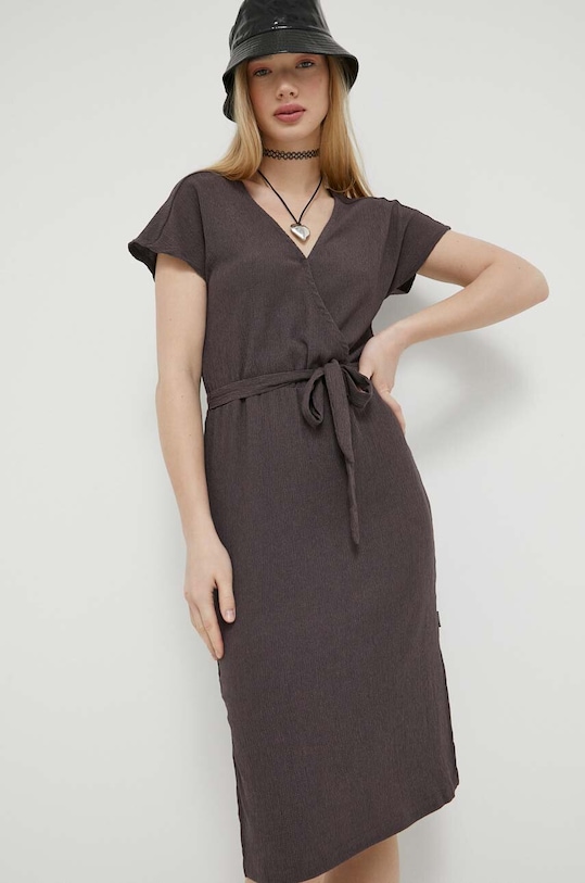 Šaty Protest mini hnědá 2611131