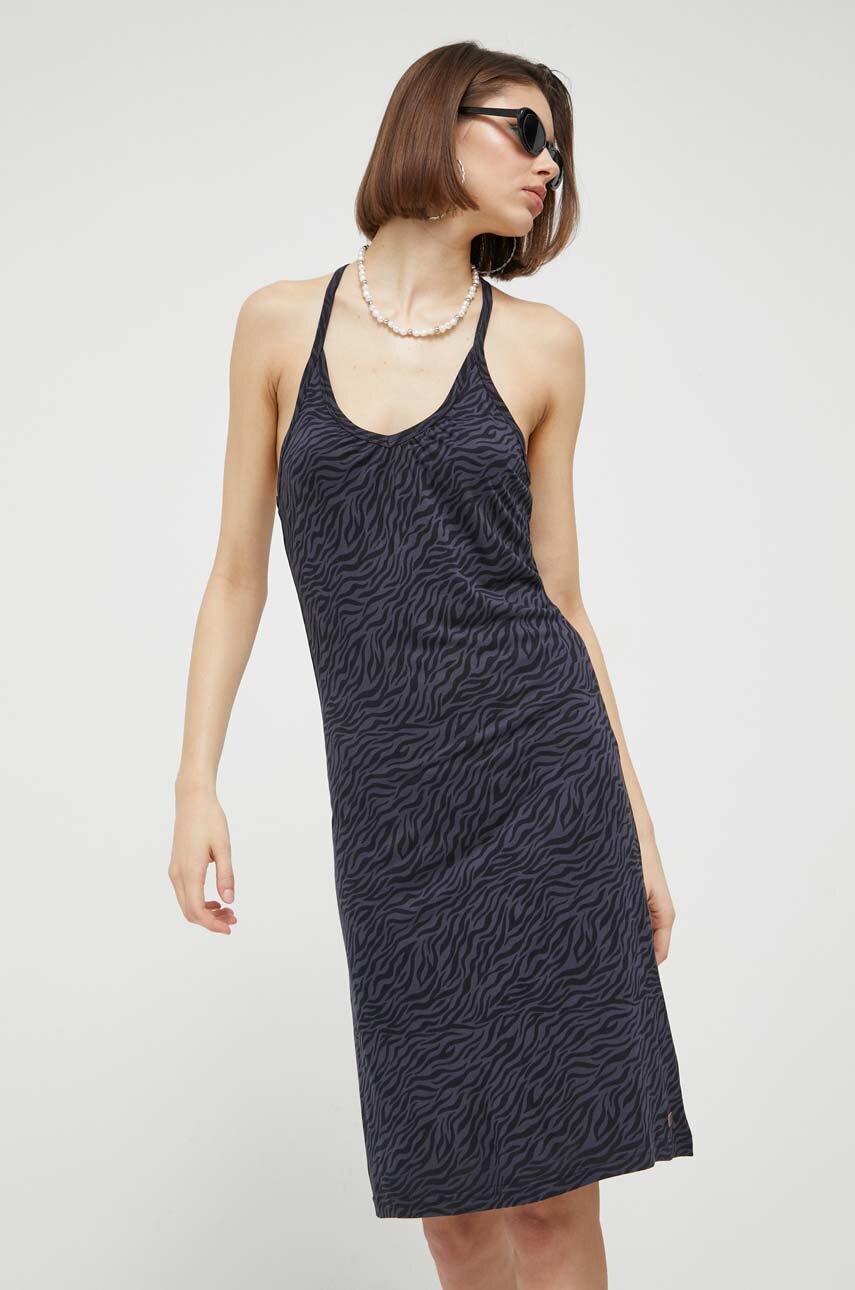 Obleka Protest Pletenina črna 2613031