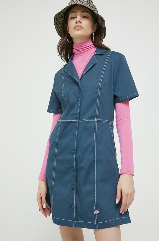 Dickies rochie fixat bleumarin DK0A4Y6HAF01