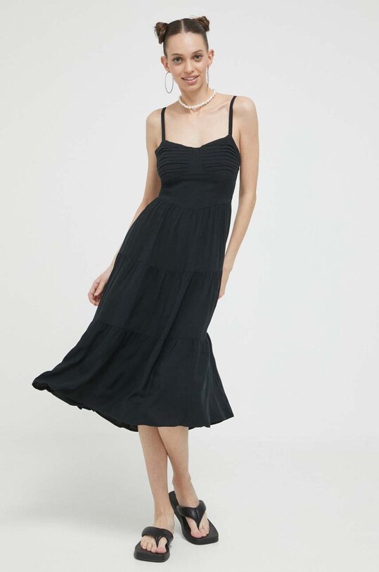 Hollister Co. sukienka casual czarny KI359.3026.900