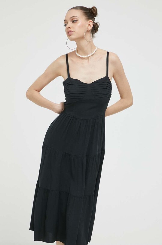 Odzież Hollister Co. sukienka KI359.3026.900 czarny