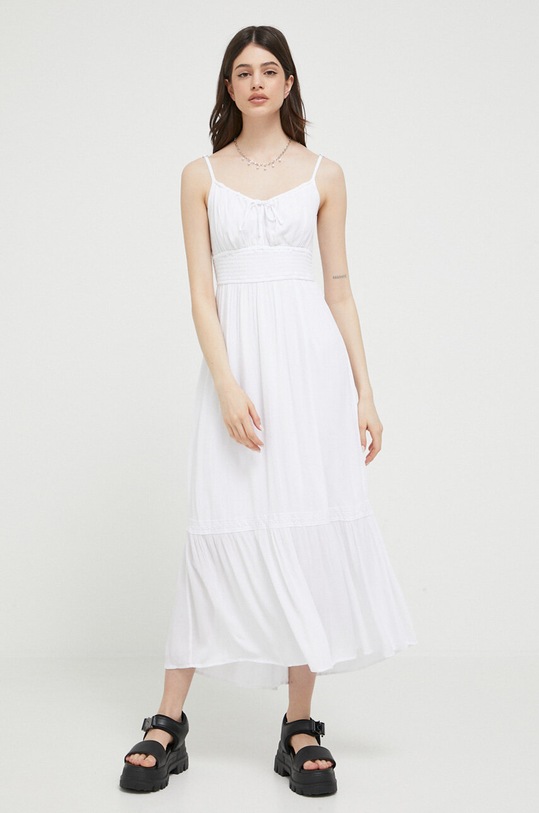Šaty Hollister Co. KI359.3031.100 bílá SS23