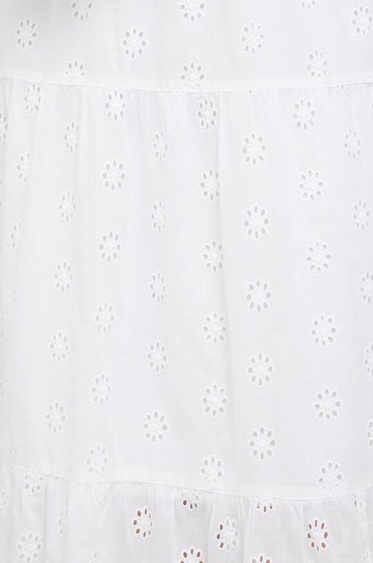 Hollister Co. rochie din bumbac KI359.3128.100 alb