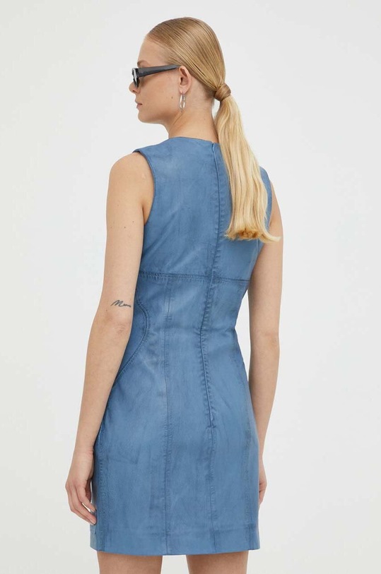 Îmbrăcăminte Remain rochie de piele 500371655 albastru