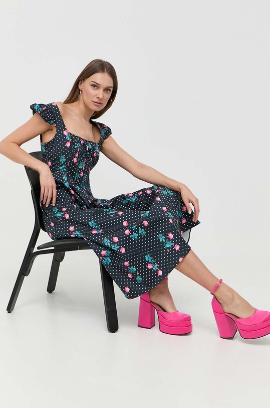 For Love & Lemons sukienka Florentina CD2904.SP23 czarny SS23