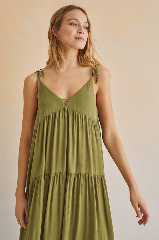 Odzież women'secret sukienka JAMAICA 5545114 zielony
