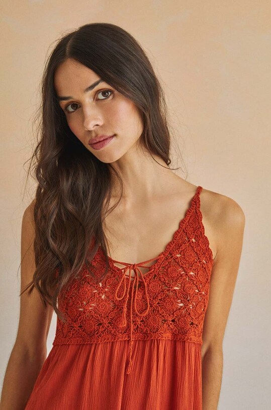 Îmbrăcăminte women'secret rochie JAMAICA 5545117 portocaliu