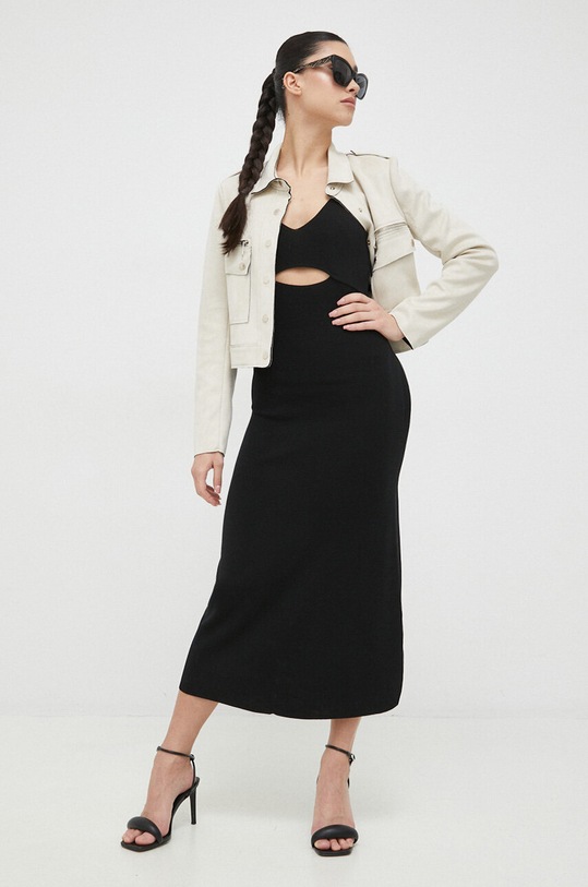 Šaty Morgan RMIVE.NOIR čierna SS23