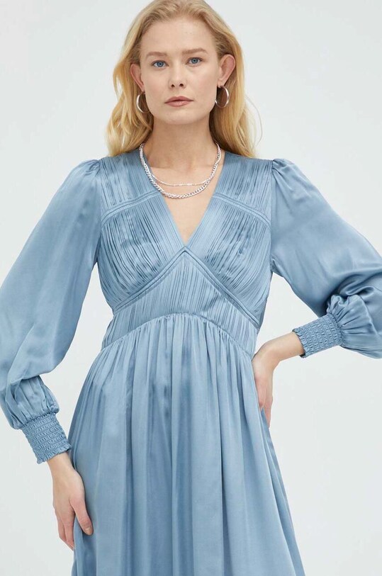 Сукня AllSaints блакитний WD320Y