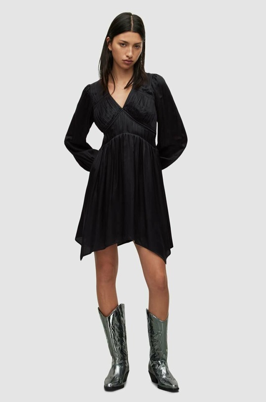 AllSaints sukienka ESTA DRESS casual czarny WD321Y