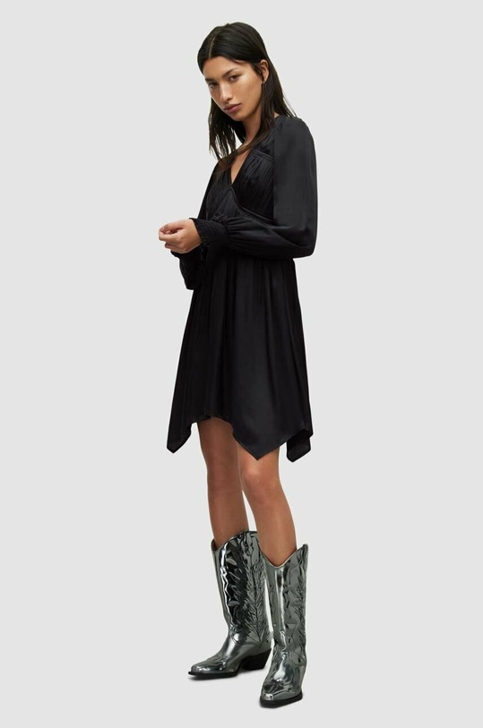 Odzież AllSaints sukienka ESTA DRESS WD321Y czarny