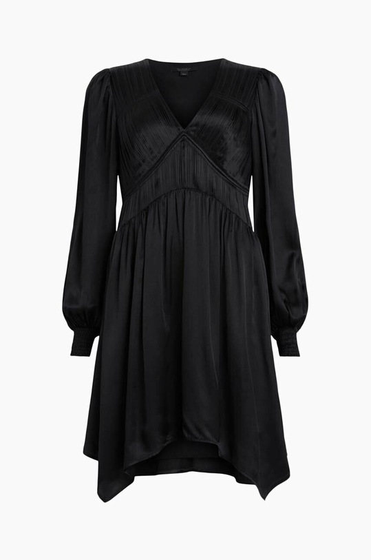 AllSaints sukienka ESTA DRESS czarny WD321Y