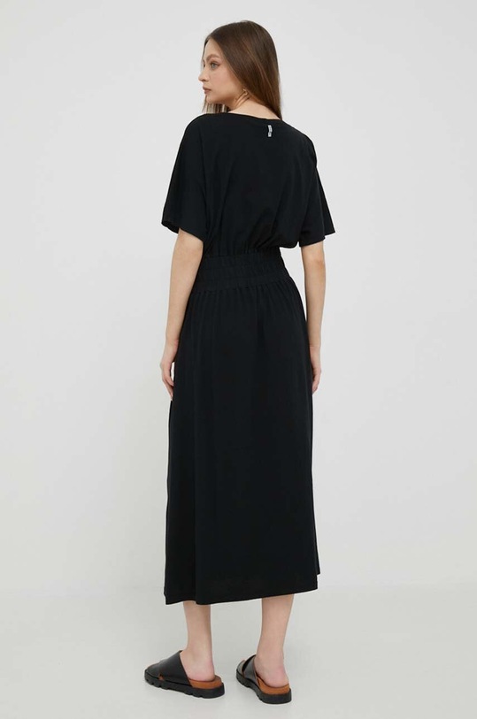 Ρούχα Βαμβακερό φόρεμα Deha D83202.10009 μαύρο