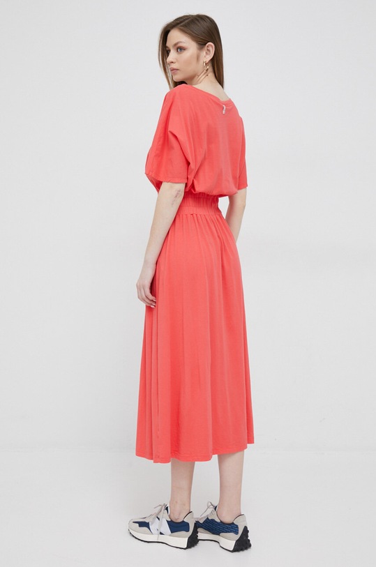 Îmbrăcăminte Deha rochie din bumbac D83202.75223 portocaliu