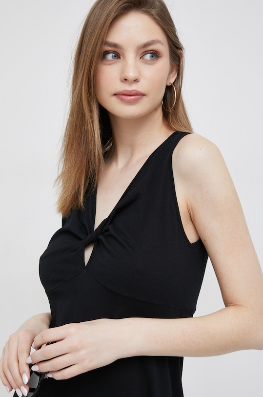 Deha sukienka bawełniana czarny D83201.10009