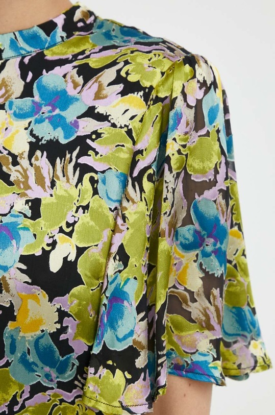 Сукня з домішкою шовку Gestuz Floria 10907002 барвистий