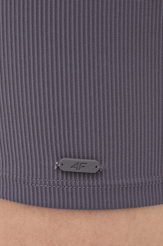 Šaty 4F 4FSS23TDREF020 šedá