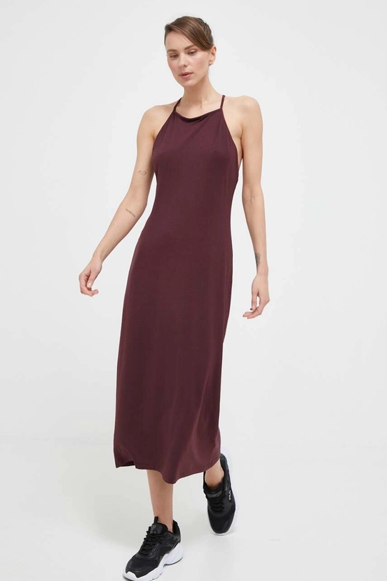 4F rochie midi burgundia 4FSS23TDREF050