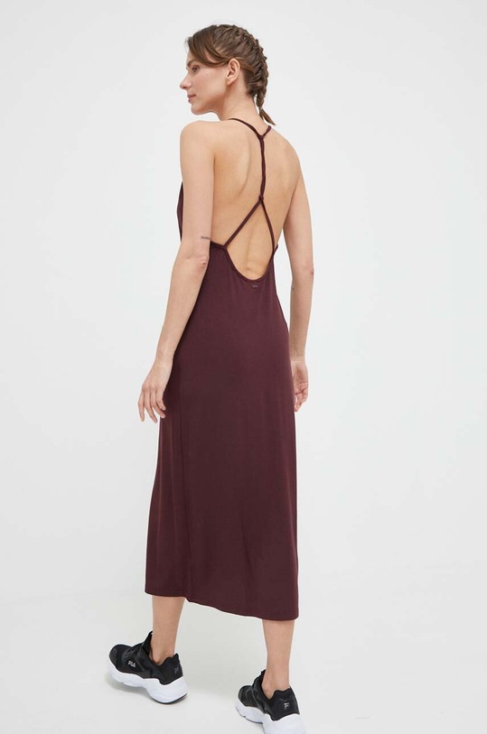 Šaty 4F 4FSS23TDREF050 burgundské SS23