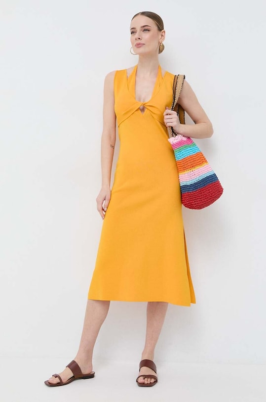 Сукня Patrizia Pepe casual помаранчевий 2A2514.K095