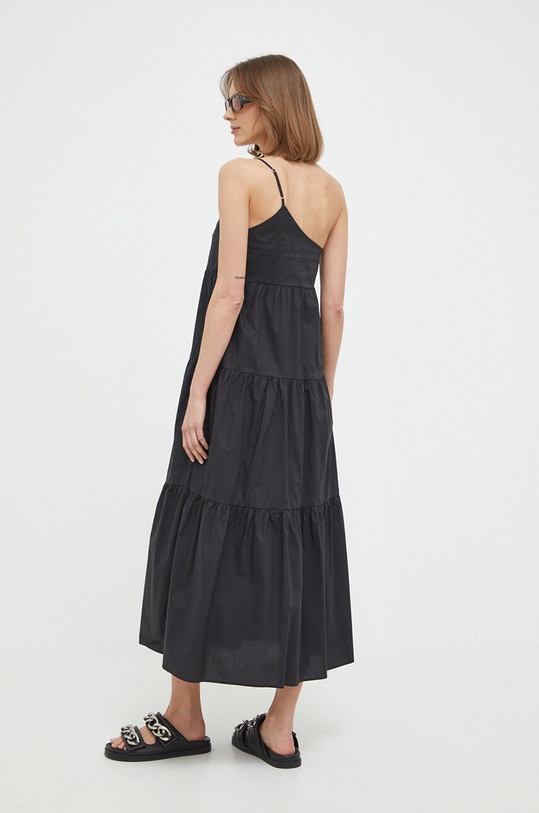 Odzież Patrizia Pepe sukienka bawełniana 2A2526.A9B9 czarny