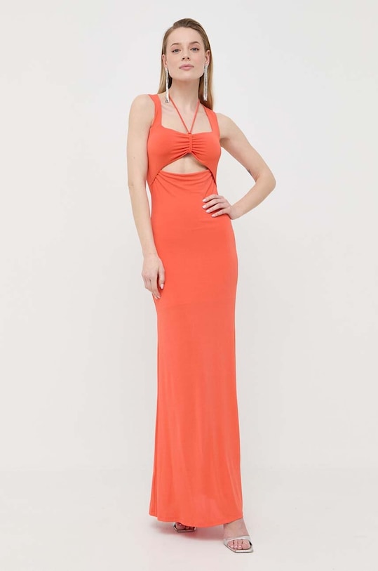 Сукня Patrizia Pepe maxi помаранчевий 2A2544.J113